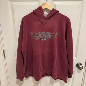 Harley-Davidson Men's Burgundy Hoodie